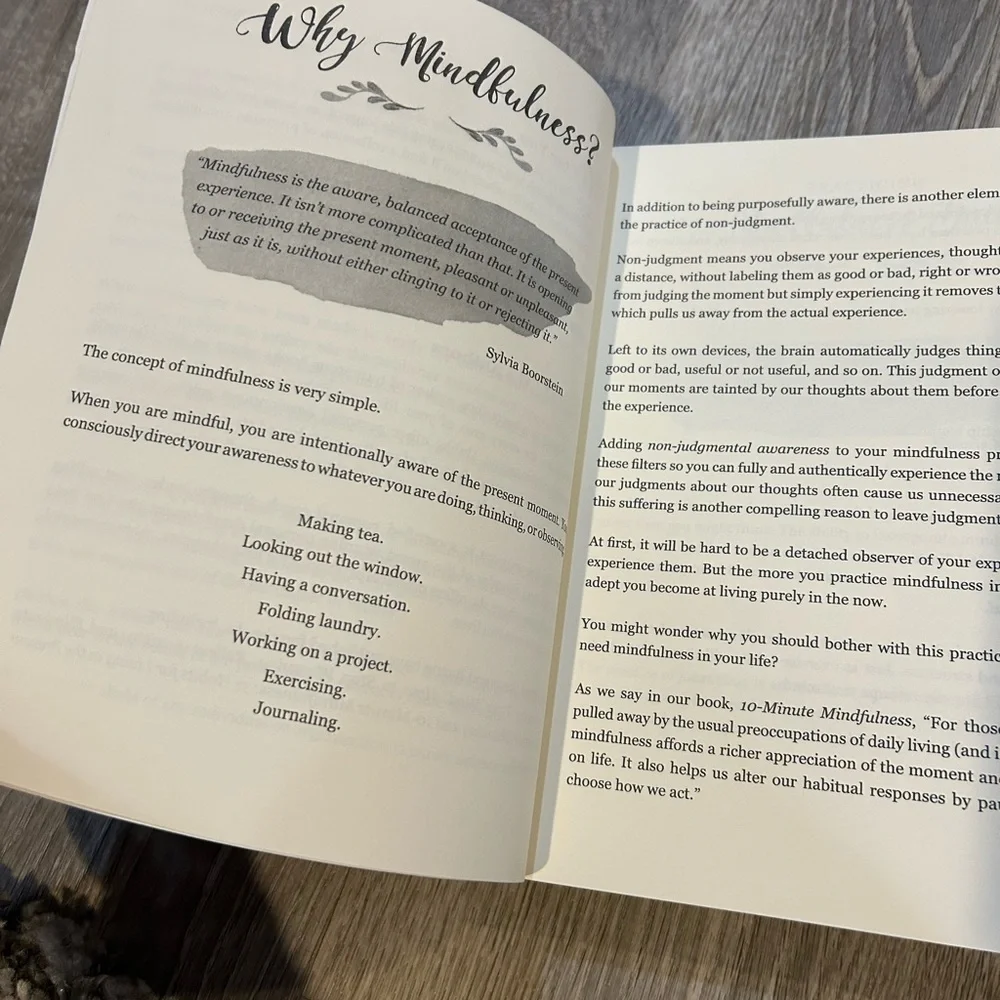 N/A mindfulness journal